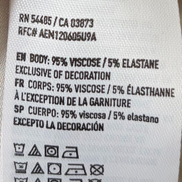 AEO Soft & Sexy Whitte Tank Top With Floral Embroidery - Picture 5 of 6